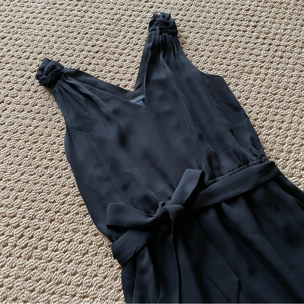 Banana Republic, Silk Dress, Black